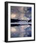 California, Sierra Nevada, Mammoth Peak Reflecting in a Frozen Lake-Christopher Talbot Frank-Framed Photographic Print