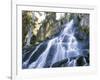 California, Sierra Nevada Mountains. a Waterfall and Rocks-Christopher Talbot Frank-Framed Photographic Print