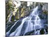 California, Sierra Nevada Mountains. a Waterfall and Rocks-Christopher Talbot Frank-Mounted Photographic Print