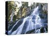 California, Sierra Nevada Mountains. a Waterfall and Rocks-Christopher Talbot Frank-Stretched Canvas