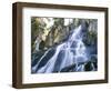 California, Sierra Nevada Mountains. a Waterfall and Rocks-Christopher Talbot Frank-Framed Photographic Print