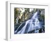 California, Sierra Nevada Mountains. a Waterfall and Rocks-Christopher Talbot Frank-Framed Photographic Print