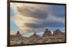 California, Sierra Nevada Mountains. Clouds over the Alabama Hills-Don Paulson-Framed Photographic Print