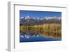 California, Sierra Nevada Mountains. Mountains Reflect in Billy Lake-Jaynes Gallery-Framed Photographic Print