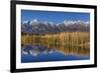 California, Sierra Nevada Mountains. Mountains Reflect in Billy Lake-Jaynes Gallery-Framed Photographic Print