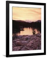 California, Sierra Nevada Mountains, Sunset over Skelton Lake, Inyo Nf-Christopher Talbot Frank-Framed Photographic Print