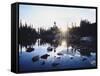 California, Sierra Nevada Mountains, Sunset over Skelton Lake, Inyo Nf-Christopher Talbot Frank-Framed Stretched Canvas