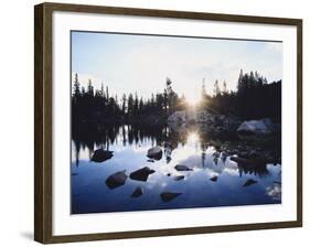 California, Sierra Nevada Mountains, Sunset over Skelton Lake, Inyo Nf-Christopher Talbot Frank-Framed Photographic Print