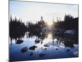California, Sierra Nevada Mountains, Sunset over Skelton Lake, Inyo Nf-Christopher Talbot Frank-Mounted Photographic Print