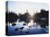 California, Sierra Nevada Mountains, Sunset over Skelton Lake, Inyo Nf-Christopher Talbot Frank-Stretched Canvas