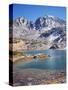 California, Sierra Nevada Mts, Mountains and a Glacial Lake in the Nf-Christopher Talbot Frank-Stretched Canvas