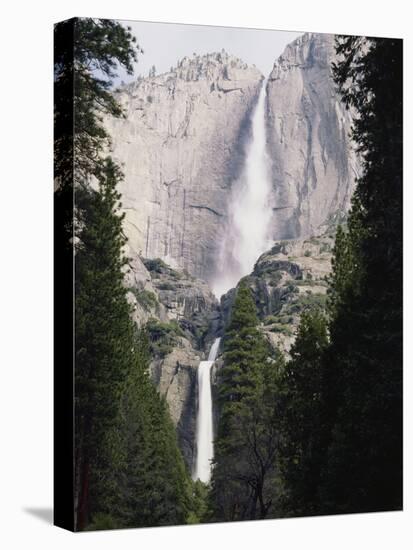 California, Sierra Nevada Mts, Yosemite National Park, Yosemite Falls-Christopher Talbot Frank-Stretched Canvas