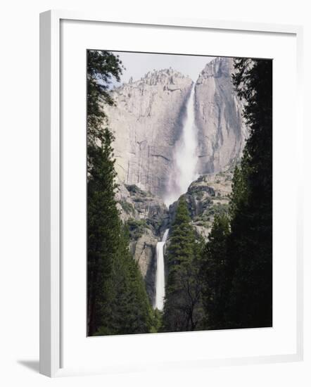 California, Sierra Nevada Mts, Yosemite National Park, Yosemite Falls-Christopher Talbot Frank-Framed Photographic Print