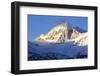 California, Sierra Nevada Range. Fresh Snow on Mountain at Sunrise-Dennis Flaherty-Framed Photographic Print