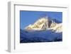 California, Sierra Nevada Range. Fresh Snow on Mountain at Sunrise-Dennis Flaherty-Framed Photographic Print