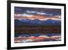 California, Sierra Nevada Range. Sierra Crest Seen from Buckley Ponds at Sunset-Jaynes Gallery-Framed Photographic Print