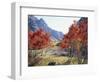 California, Sierra Nevada, Red Color Aspens Along Grant Lake, Inyo Nf-Christopher Talbot Frank-Framed Photographic Print