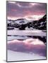 California, Sierra Nevada, Sunset, Mountains Reflecting on Ellery Lake-Christopher Talbot Frank-Mounted Photographic Print