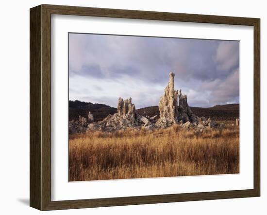 California, Sierra Nevada, Tufa Formations Along Mono Lake-Christopher Talbot Frank-Framed Premium Photographic Print