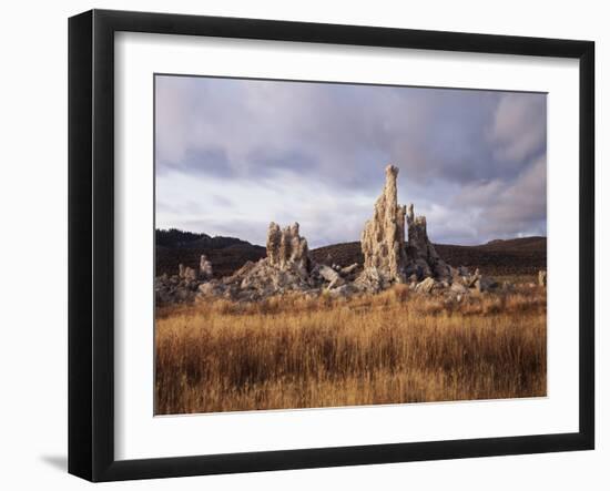 California, Sierra Nevada, Tufa Formations Along Mono Lake-Christopher Talbot Frank-Framed Premium Photographic Print