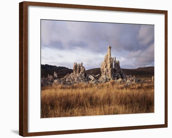 California, Sierra Nevada, Tufa Formations Along Mono Lake-Christopher Talbot Frank-Framed Photographic Print