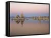 California, Sierra Nevada, Tufa Formations at Mono Lake at Sunrise-Christopher Talbot Frank-Framed Stretched Canvas