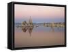 California, Sierra Nevada, Tufa Formations at Mono Lake at Sunrise-Christopher Talbot Frank-Framed Stretched Canvas