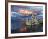 California, Sierra Nevada, Tufa Formations Reflecting in Mono Lake-Christopher Talbot Frank-Framed Photographic Print