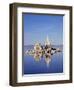 California, Sierra Nevada, Tufa Formations Reflecting in Mono Lake-Christopher Talbot Frank-Framed Photographic Print