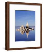 California, Sierra Nevada, Tufa Formations Reflecting in Mono Lake-Christopher Talbot Frank-Framed Photographic Print