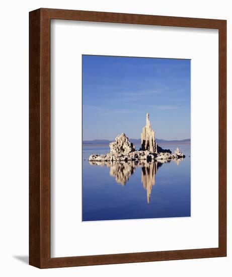 California, Sierra Nevada, Tufa Formations Reflecting in Mono Lake-Christopher Talbot Frank-Framed Photographic Print