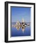 California, Sierra Nevada, Tufa Formations Reflecting in Mono Lake-Christopher Talbot Frank-Framed Photographic Print