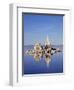 California, Sierra Nevada, Tufa Formations Reflecting in Mono Lake-Christopher Talbot Frank-Framed Photographic Print