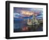 California, Sierra Nevada, Tufa Formations Reflecting in Mono Lake-Christopher Talbot Frank-Framed Photographic Print