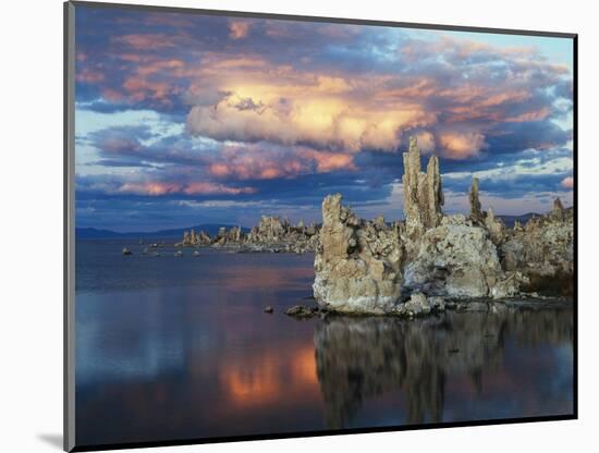 California, Sierra Nevada, Tufa Formations Reflecting in Mono Lake-Christopher Talbot Frank-Mounted Photographic Print