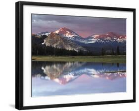 California, Sierra Nevada, Yosemite, Lembert Dome and Tuolumne River-Christopher Talbot Frank-Framed Photographic Print