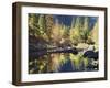 California, Sierra Nevada, Yosemite National Park, Fall Along the Merced River-Christopher Talbot Frank-Framed Premium Photographic Print