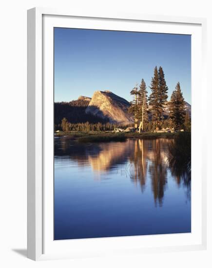 California, Sierra Nevada, Yosemite National Park, Lembert Dome on Tuolumne River-Christopher Talbot Frank-Framed Premium Photographic Print