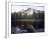 California, Sierra Nevada, Yosemite National Park, Mts Reflecting in a Tarn-Christopher Talbot Frank-Framed Photographic Print