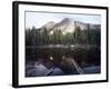 California, Sierra Nevada, Yosemite National Park, Mts Reflecting in a Tarn-Christopher Talbot Frank-Framed Photographic Print