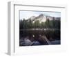 California, Sierra Nevada, Yosemite National Park, Mts Reflecting in a Tarn-Christopher Talbot Frank-Framed Photographic Print