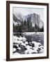 California, Sierra Nevada, Yosemite National Park, Snow on El Capitan-Christopher Talbot Frank-Framed Photographic Print