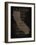 California Silo-Jace Grey-Framed Art Print