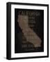 California Silo-Jace Grey-Framed Art Print