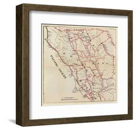 California: Sonoma, Marin, Lake, and Napa Counties, c.1896-George W^ Blum-Framed Art Print