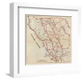 California: Sonoma, Marin, Lake, and Napa Counties, c.1896-George W^ Blum-Framed Art Print