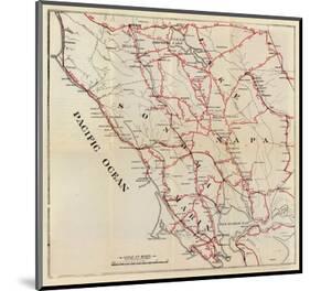 California: Sonoma, Marin, Lake, and Napa Counties, c.1896-George W^ Blum-Mounted Art Print