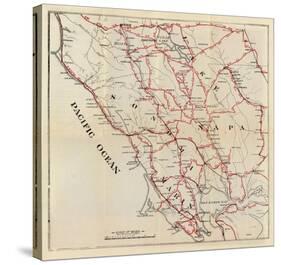 California: Sonoma, Marin, Lake, and Napa Counties, c.1896-George W^ Blum-Stretched Canvas