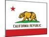 California State Flag Poster Print-null-Mounted Poster