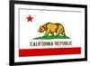 California State Flag-null-Framed Art Print